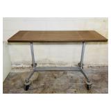 Aluminum Frame Table on wheels, 2ft x 5ft