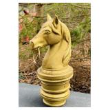 Cast Iron Horse Head Post Topper