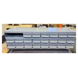 Equipto 22 Drawer Cabinet, 34' x 11' d x 10' h
