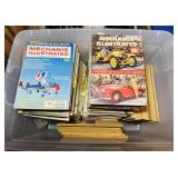 Tote full of 1950's-60's Mechanics Illustrated