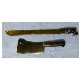 Meat Cleaver says Blacksmith Forged 8,