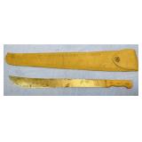 Machete made in Czechoslovakia, 22.5' blade, with