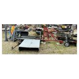 Cart with Stuff on it, Galvanized Racks,
