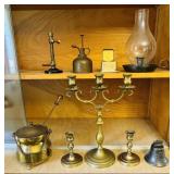 Brass and Copper items, Candle Holders,