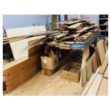 Large pile of all types of Lumber