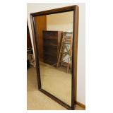 Big Wood Framed Mirror, 33' x 57'