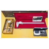 Starrett Indicator, 2 Mitutoyo Calipers