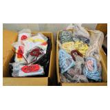 2 Big Boxes of NOS Colored Phone Cords, Yellow,