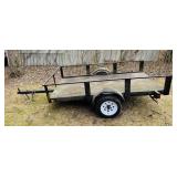 Tilt Bed Trailer, 4ft x 8ft, with 1 7/8 ball