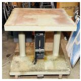 Steel Lift Table, Pumps Up, 2000lb Cap