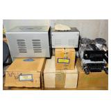 2 NOS BUD Radio Cabinets, 2 Vintage Car Radios