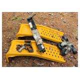 2 Steel Car Ramps, 2 New Leaf Springs,
