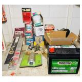 Never installed Interstate Battery, muffler,