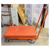 Hydraulic Scissor Lift Table Trolly, 660lb