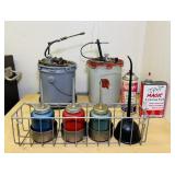 2 Mistic Mist 1 Gallon Cans, 3 Eagle Oilers
