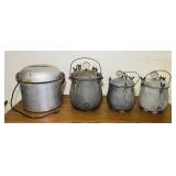 3 Old Pressure Cooker Co, all look Complete and