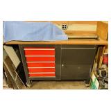 Craftsman Tool Cabinet on Wheels, has Key