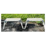 2 Aluminum Work Steps, 225 lb