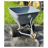 Rugid Pull Behind Seeder, works good