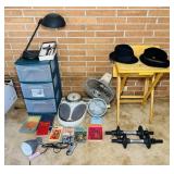 Storage Container, Scale, Fans, Dobbs Hat, TV