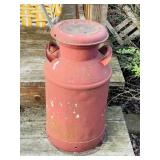 Solid Antique Milk Can