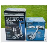 2 NEW Trailer Winches