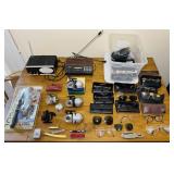 Fishing Reels, 2 Police Scanners, Eye Glasses