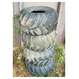 4 Goodyear AT25x11.50-9 Tires, off an argo