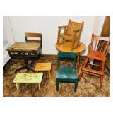 Kids Furniture, Nice Antique Desk, Table, 3