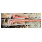 Rigid 36' Pipe Wrench, 18' pipe wrench