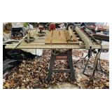 Craftsman 10' Table Saw, Nice rolling Base Stand