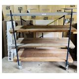 Scaffolding, 2 Metal Adjustable Platforms,