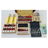 Router Bit Sets, Craftsman, Ryobi, etc