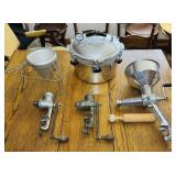 Squeezo Grinder, 2 Universal Meat Grinders,