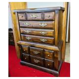 Highboy Dresser, 6 Drawers