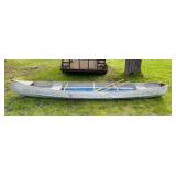 Aluminum Aerocraft Canoe, 16ft long