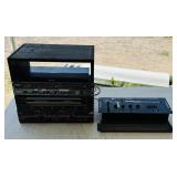 Electronics Cabinet with 8 Pieces, not all wires