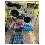 Crock Pot, SS Bowls, Glasses, Danske Plates and