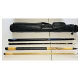 2 Pool Cues, Viper Gothic, Eliminator, both