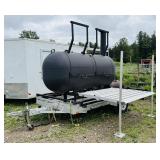 Commercial Portable Smoker on Aluminum Trailer,