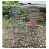 Metal Animal Pen, (8) 24" Panels, 30" h