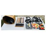 Billiards, Pool Balls, Racks, Stick Holders,
