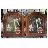 2 Harley Davidson Dart boards and Cabinets
