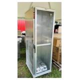 Lockwood Steam Cabinet, Heater Works, has Wheels,