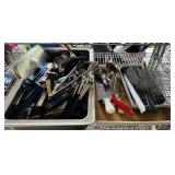 Restaurant Utensils, Spatulas, Measuring Cups,