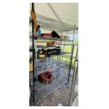 Metal Rack on Wheels, 48" x 18" x 75" Rack Only