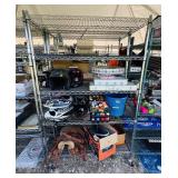 Metal Rack with Wheels, 48"x18"x6ft h, rack only
