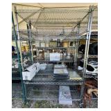 Metal Rack with Wheels, 48
