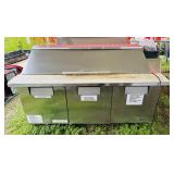 Superior SS Sandwich Prep Table, Runs and was