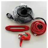 NEW Synthetic Winch Rope, Guide and Hook